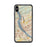 Custom iPhone XS Max Harrisburg Pennsylvania Map Phone Case in Woodblock