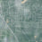 Harrisonville Missouri Map Print in Afternoon Style Zoomed In Close Up Showing Details