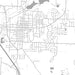 Harrisonville Missouri Map Print in Classic Style Zoomed In Close Up Showing Details