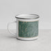 Left View Custom Hartford Connecticut Map Enamel Mug in Afternoon