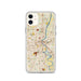 Custom Hartford Connecticut Map Phone Case in Woodblock