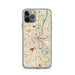 Custom Hartford Connecticut Map Phone Case in Woodblock