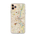 Custom Hartford Connecticut Map Phone Case in Woodblock