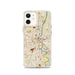Custom Hartford Connecticut Map iPhone 12 Phone Case in Woodblock