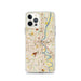 Custom Hartford Connecticut Map iPhone 12 Pro Phone Case in Woodblock