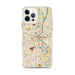 Custom Hartford Connecticut Map iPhone 12 Pro Max Phone Case in Woodblock
