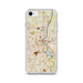 Custom Hartford Connecticut Map iPhone SE Phone Case in Woodblock