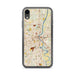 Custom Hartford Connecticut Map Phone Case in Woodblock
