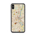 Custom Hartford Connecticut Map Phone Case in Woodblock