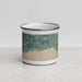 Front View Custom Harwich Massachusetts Map Enamel Mug in Afternoon