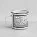 Left View Custom Harwich Massachusetts Map Enamel Mug in Classic