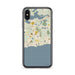 Custom Harwich Massachusetts Map Phone Case in Woodblock