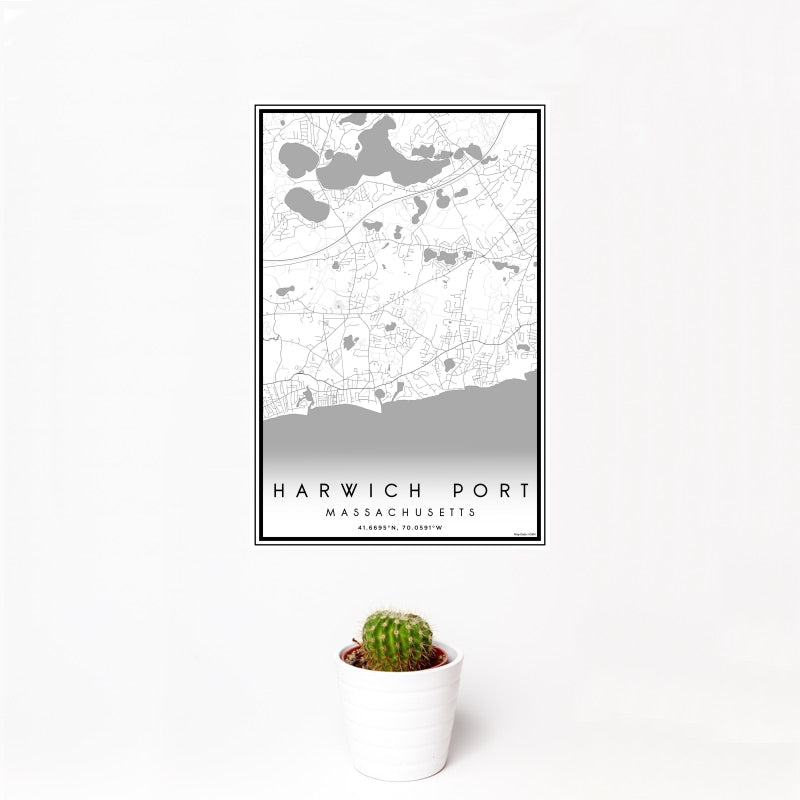 Port Ma Map Harwich Port - Massachusetts Map Print in Classic — JACE Maps