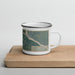 Right View Custom Hastings Minnesota Map Enamel Mug in Afternoon