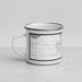 Left View Custom Hastings Minnesota Map Enamel Mug in Classic