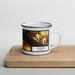 Right View Custom Hastings Minnesota Map Enamel Mug in Ember