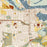 Hastings Minnesota Map Print in Woodblock Style Zoomed In Close Up Showing Details