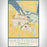 Hastings Minnesota Map Print Portrait Orientation in Woodblock Style With Shaded Background