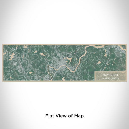 Flat View of Map Custom Haverhill Massachusetts Map Enamel Mug in Afternoon