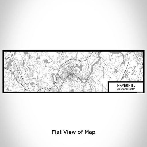 Flat View of Map Custom Haverhill Massachusetts Map Enamel Mug in Classic