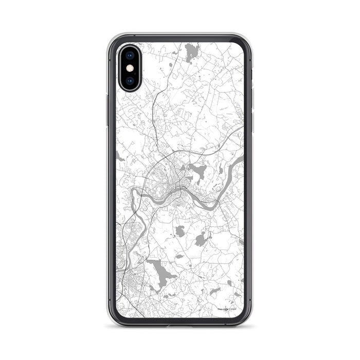 Custom Haverhill Massachusetts Map Phone Case in Classic