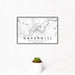 12x18 Haverhill Massachusetts Map Print Landscape Orientation in Classic Style With Small Cactus Plant in White Planter