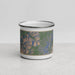 Front View Custom Hawksbill Mountain Virginia Map Enamel Mug in Afternoon