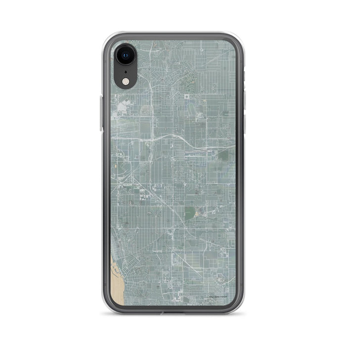 Custom iPhone XR Hawthorne California Map Phone Case in Afternoon