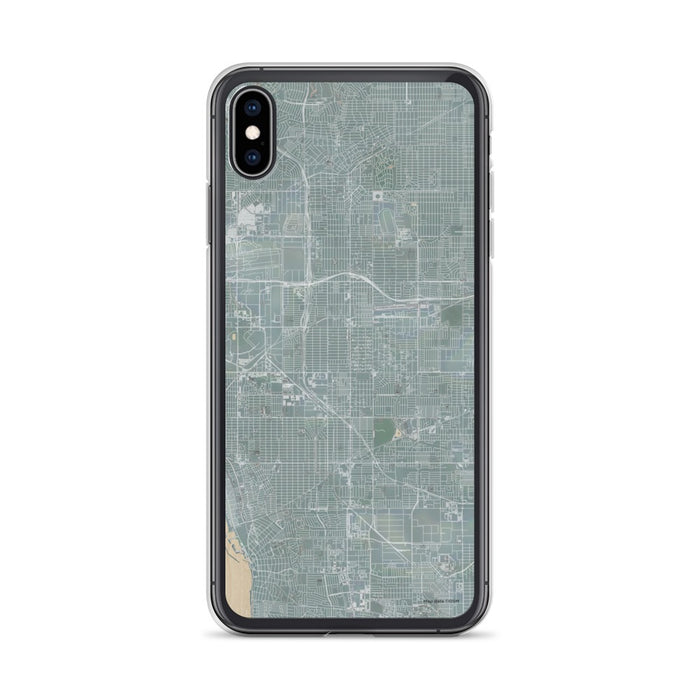 Custom iPhone XS Max Hawthorne California Map Phone Case in Afternoon