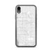 Custom iPhone XR Hawthorne California Map Phone Case in Classic