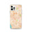 Custom iPhone 12 Pro Hawthorne California Map Phone Case in Watercolor