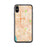 Custom iPhone X/XS Hawthorne California Map Phone Case in Watercolor