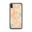 Custom iPhone XS Max Hawthorne California Map Phone Case in Watercolor