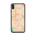 Custom iPhone XS Max Hawthorne California Map Phone Case in Watercolor