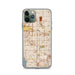 Custom iPhone 11 Pro Hawthorne California Map Phone Case in Woodblock