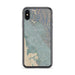 Custom iPhone X/XS Hayward California Map Phone Case in Afternoon