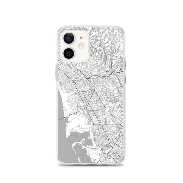 Custom iPhone 12 Hayward California Map Phone Case in Classic