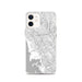 Custom iPhone 12 Hayward California Map Phone Case in Classic