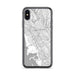 Custom iPhone X/XS Hayward California Map Phone Case in Classic