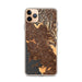 Custom iPhone 11 Pro Max Hayward California Map Phone Case in Ember