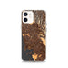 Custom iPhone 12 Hayward California Map Phone Case in Ember