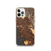 Custom iPhone 12 Pro Hayward California Map Phone Case in Ember