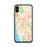 Custom iPhone X/XS Hayward California Map Phone Case in Watercolor