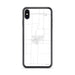 Custom iPhone XS Max Hazen Arkansas Map Phone Case in Classic