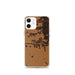 Custom iPhone 12 mini Hazen Arkansas Map Phone Case in Ember