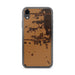 Custom iPhone XR Hazen Arkansas Map Phone Case in Ember