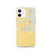 Custom iPhone 12 Hazen Arkansas Map Phone Case in Woodblock