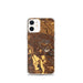 Custom iPhone 12 mini Healdsburg California Map Phone Case in Ember