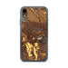 Custom iPhone XR Healdsburg California Map Phone Case in Ember