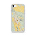 Custom iPhone SE Healdsburg California Map Phone Case in Woodblock